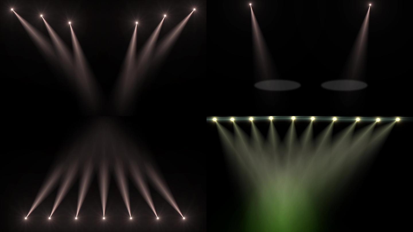 4k舞台灯光模拟ae工程