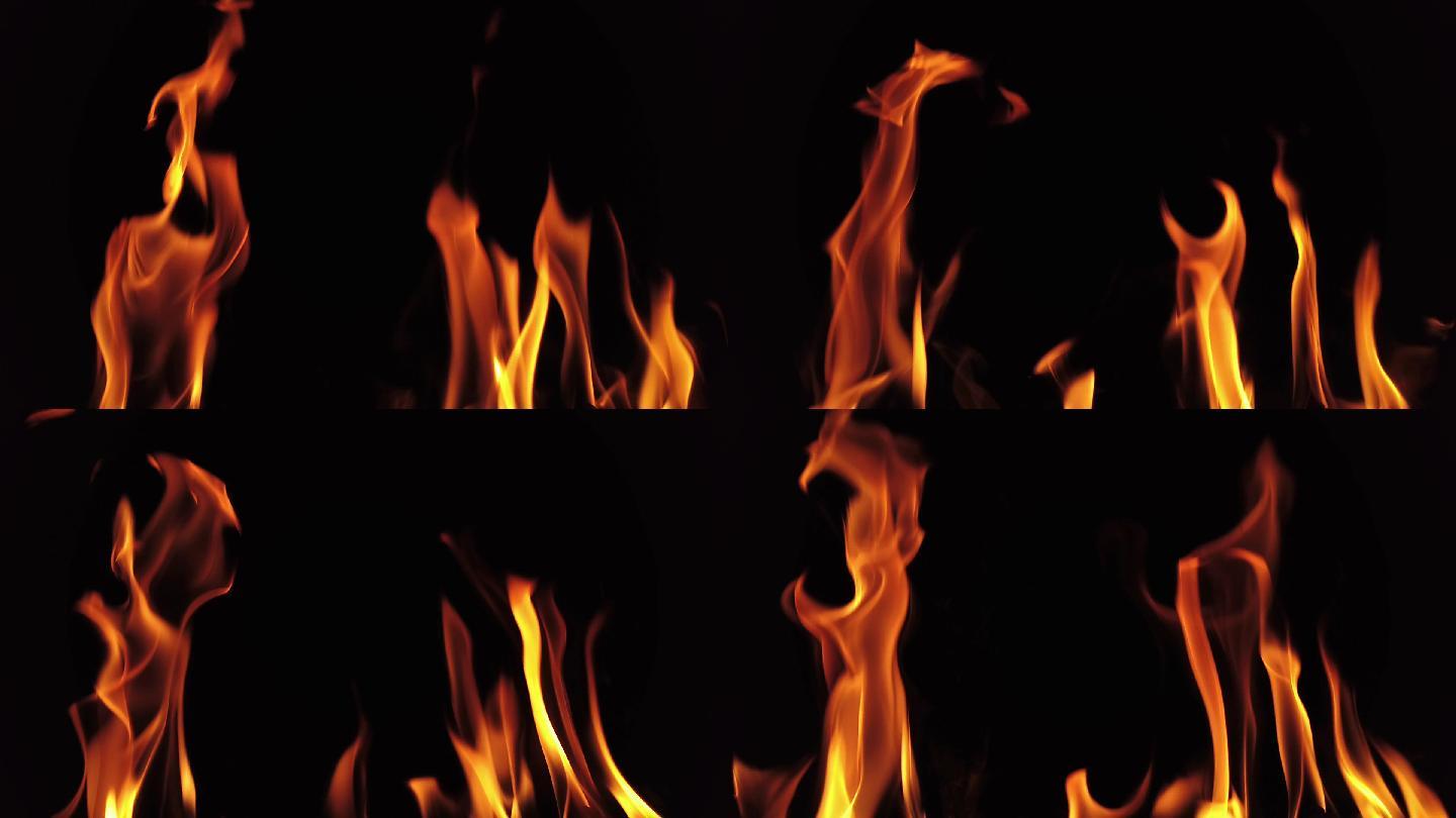 火苗火焰舞台背景视频