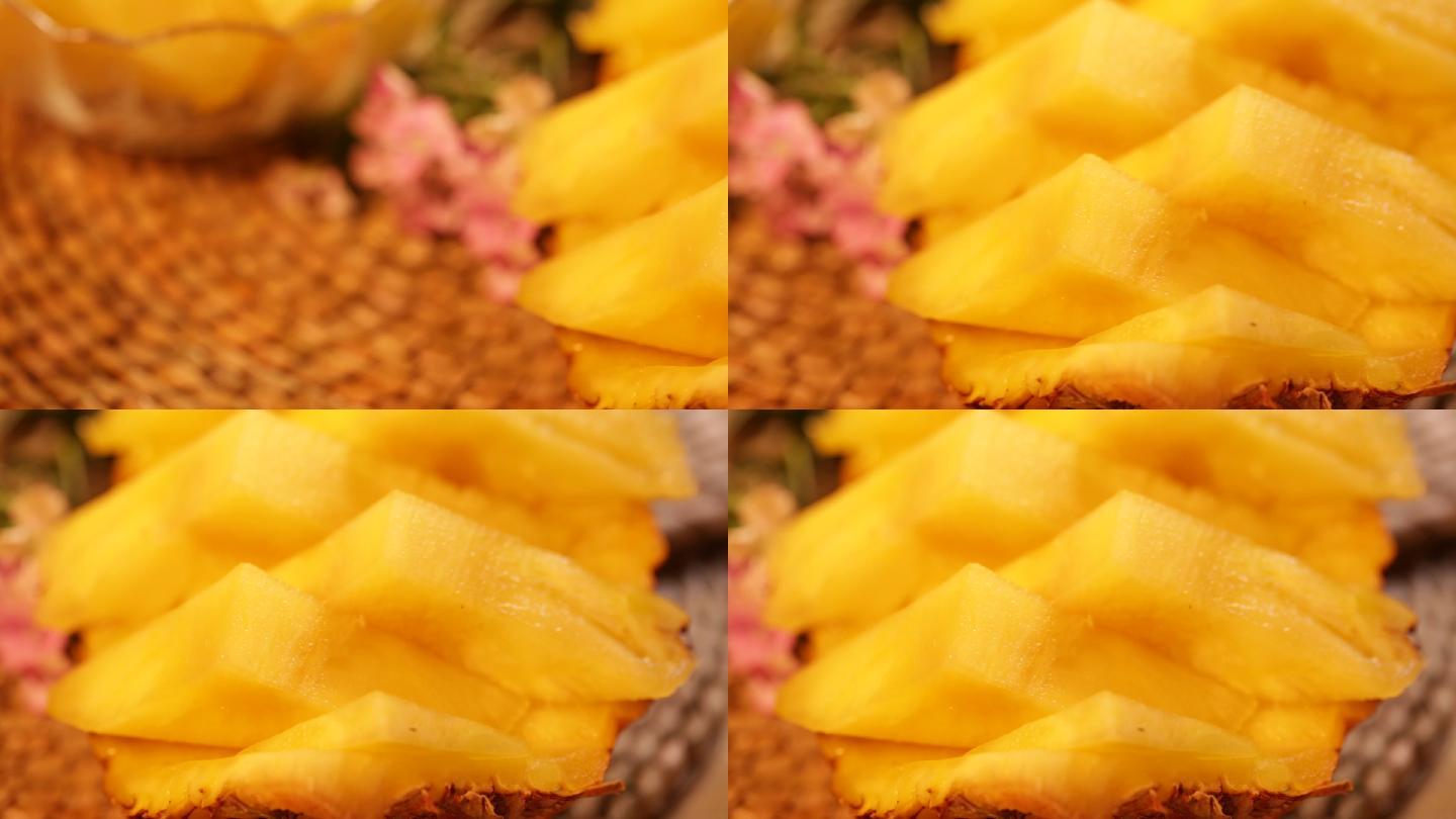 菠萝切块菠萝块果盘 (11)