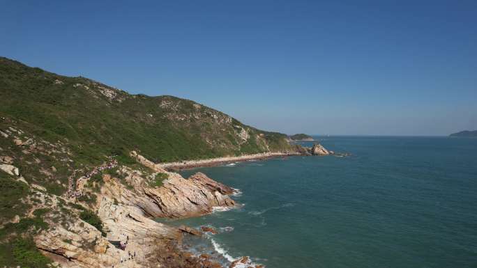 深圳最美海岸线深圳东西冲海岸