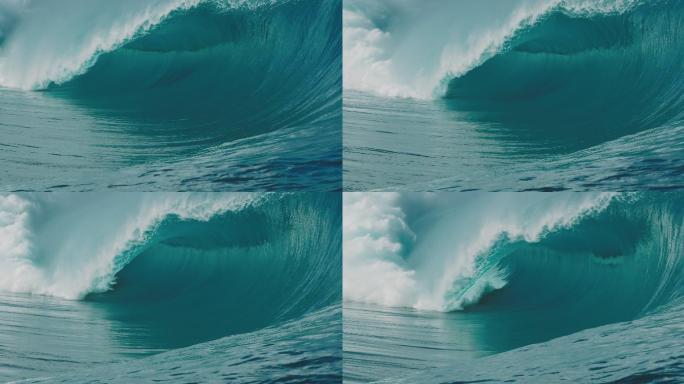 蓝色海浪巨浪大浪海水浪花海涛