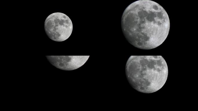 三段月球实拍