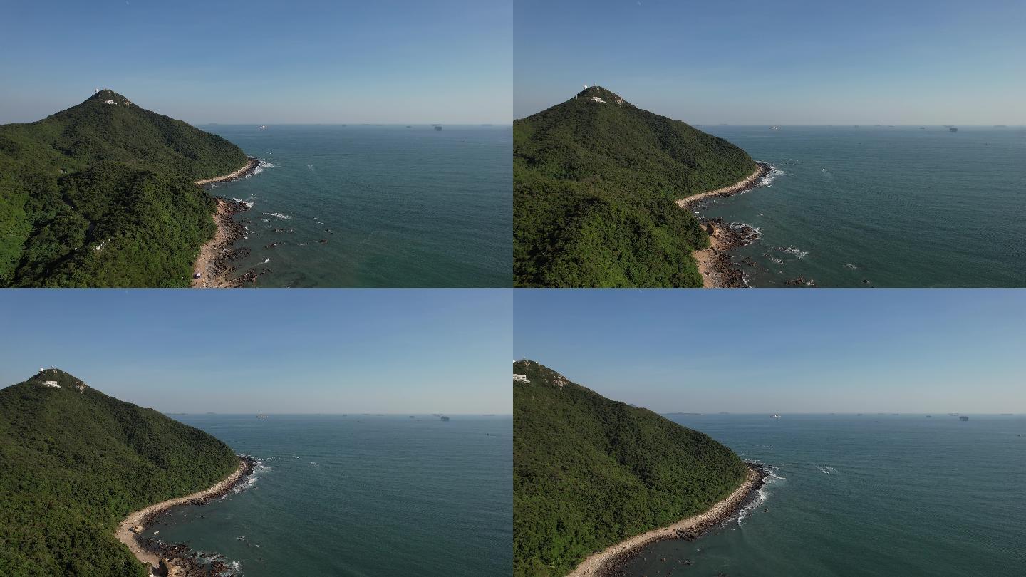 最美海岸线深圳东西冲海岸