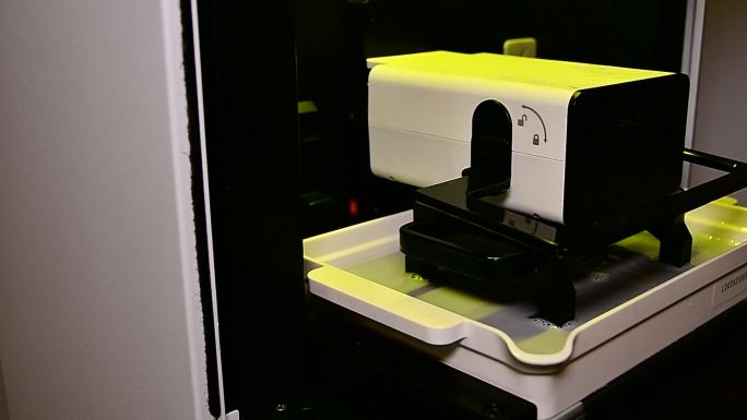 3d模型打印机工作