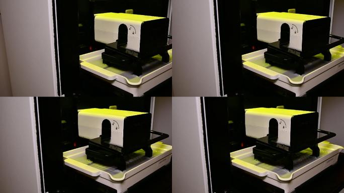 3d模型打印机工作