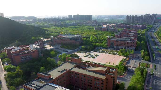 航拍山东建筑大学