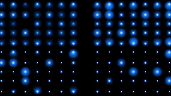 超宽屏幕蓝色闪烁灯光视频 循环