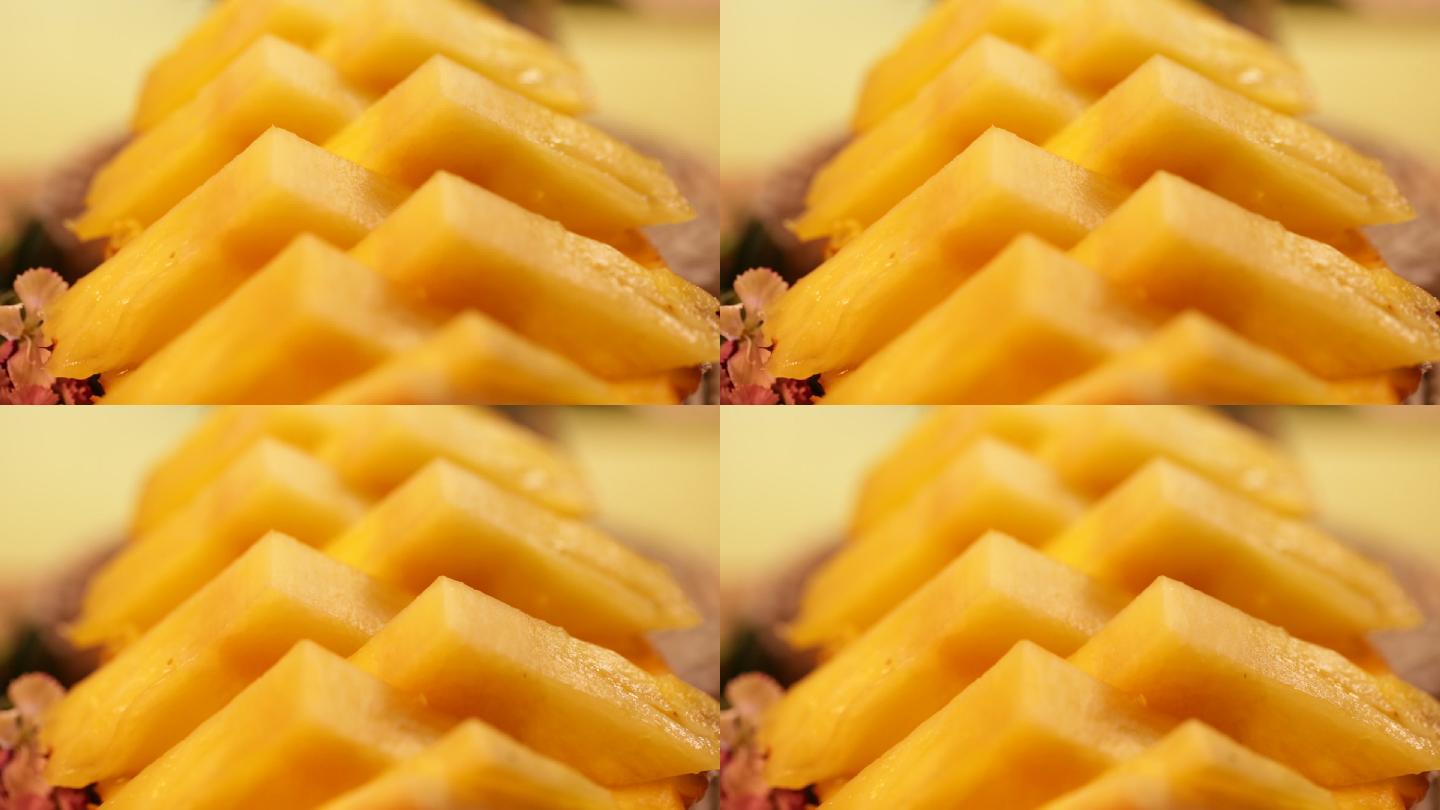 菠萝切块菠萝块果盘 (7)