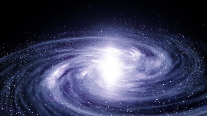 【背景视频】三维立体银河系星云