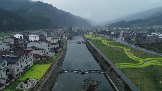 汉中旅游宁强青木川古镇诸葛古镇航拍4K