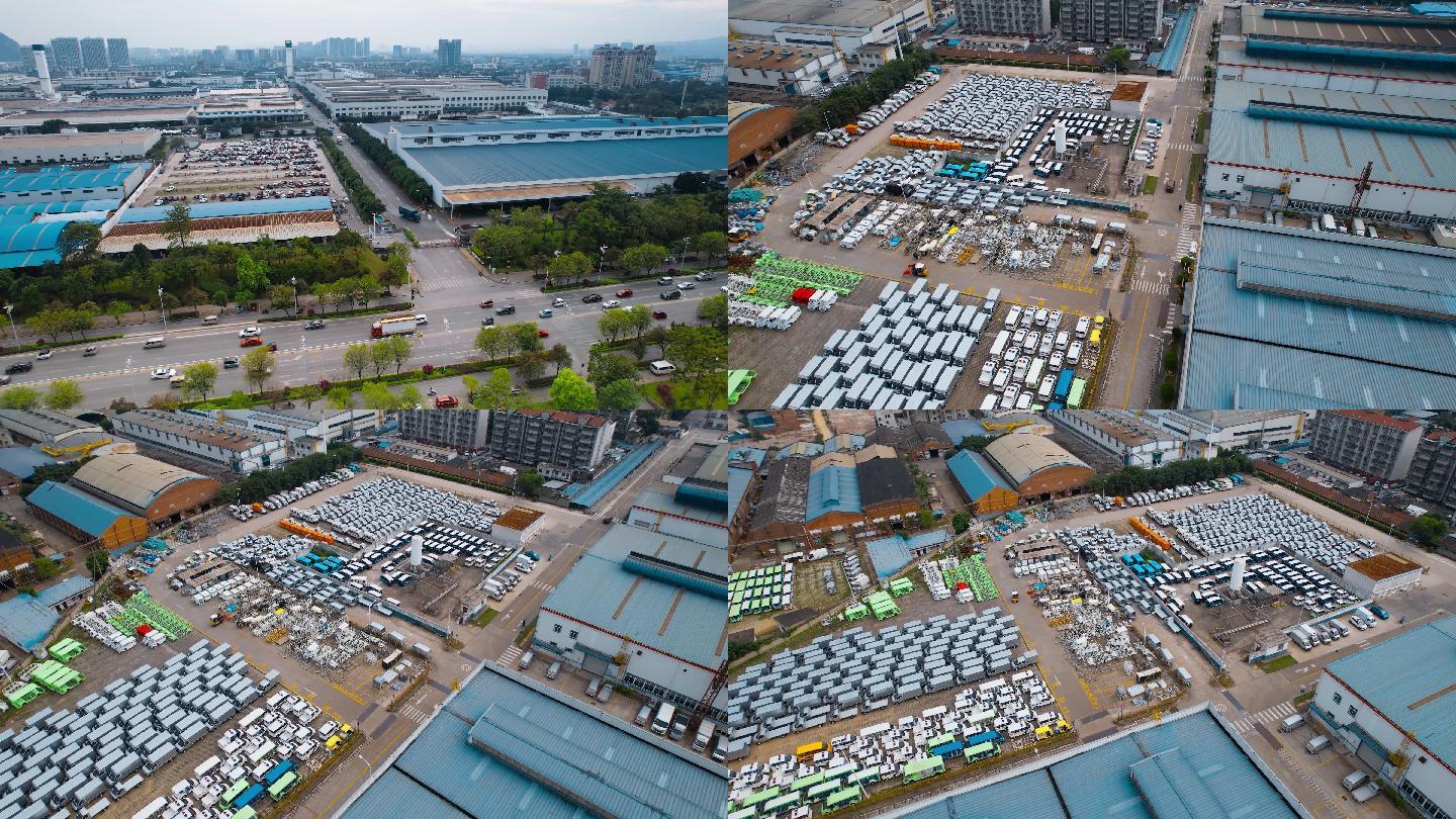 广西柳州通用五菱主机厂内部批量停放车辆