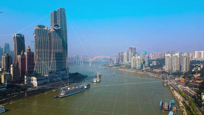 重庆科技城市AE模板02
