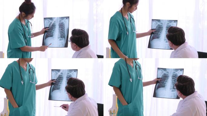 解释肺部X光片外科手术治疗方案4K医疗健
