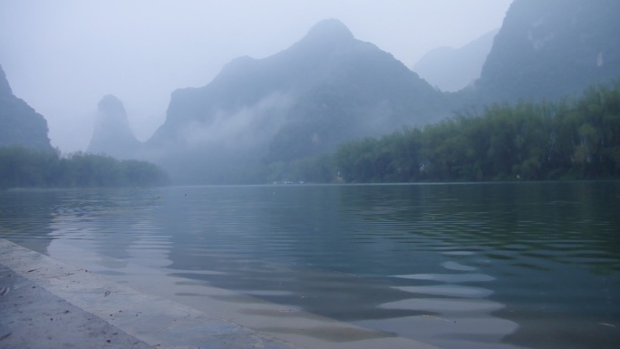 户外自然山水风景河流