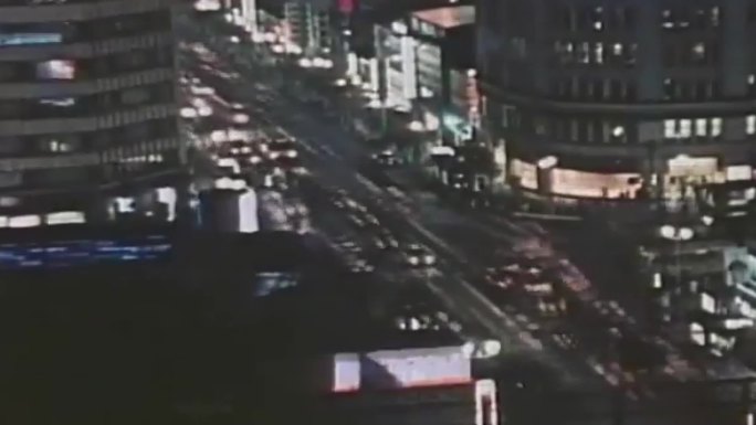 70-90年代城市  车水马龙