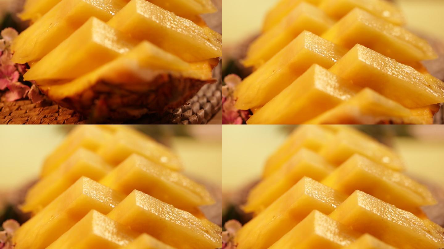 菠萝切块菠萝块果盘 (9)