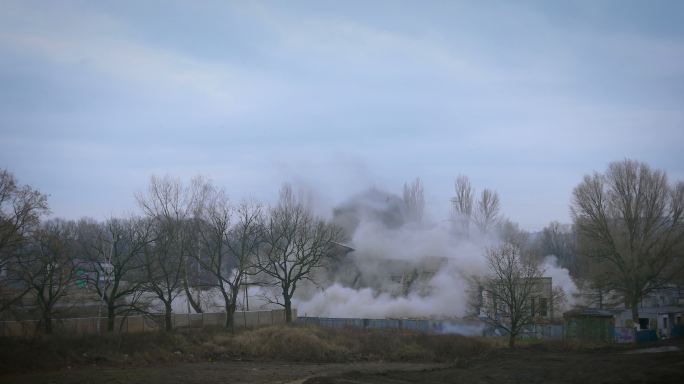 爆炸性建筑物拆除废旧厂房工厂拆除