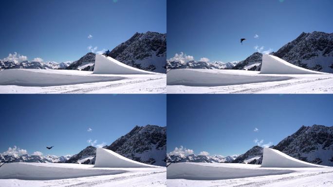 滑雪运动员跳上Big Air 02