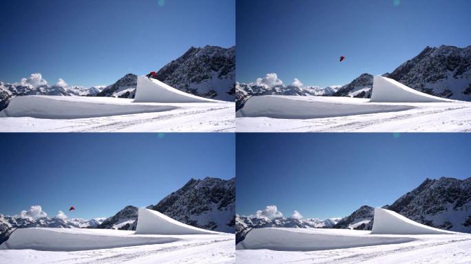 滑雪运动员跳上Big Air 01