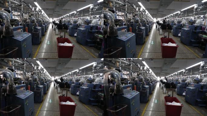 中国大唐袜业生产车间原素材