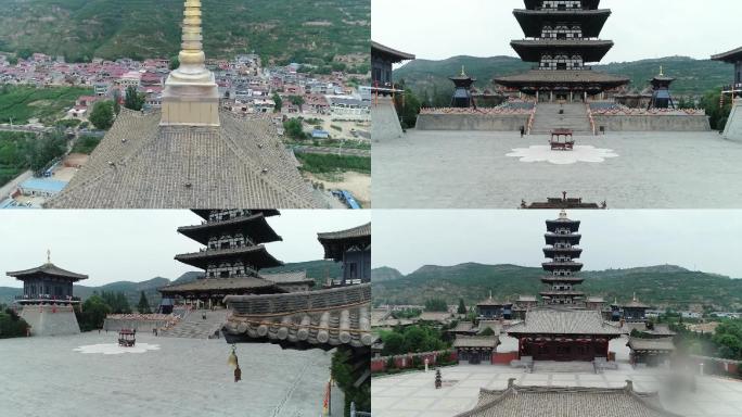 泾川大云寺航拍