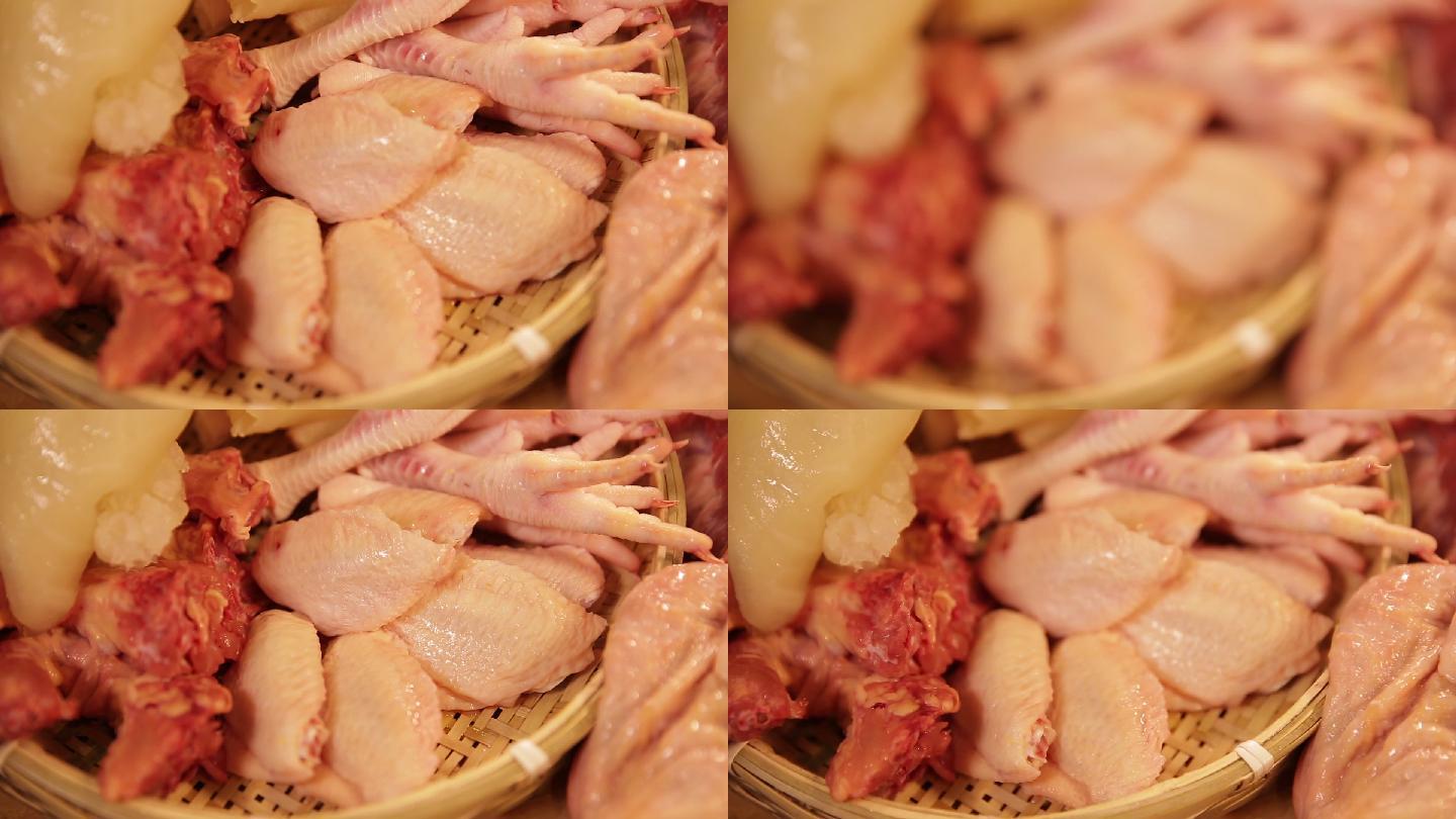 各种肉类猪肉鸡肉炖肉食材   (6)
