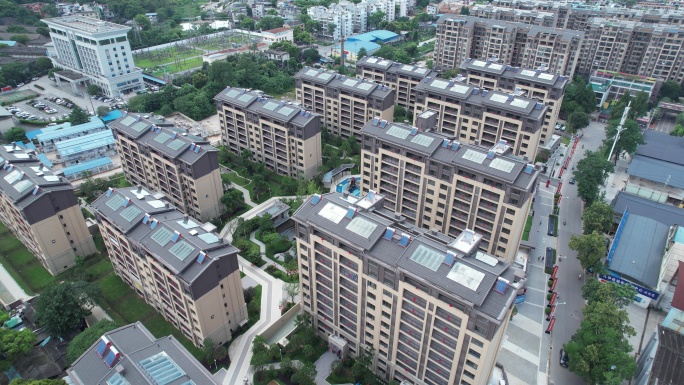 桂林城市建筑桂林房地产航拍