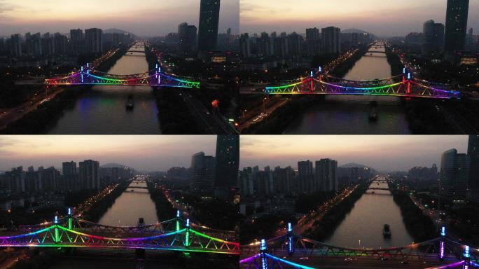无锡金匮大桥大运河夜景