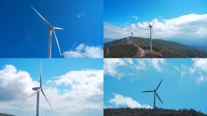 4K风力发电-风车发电-新能源
