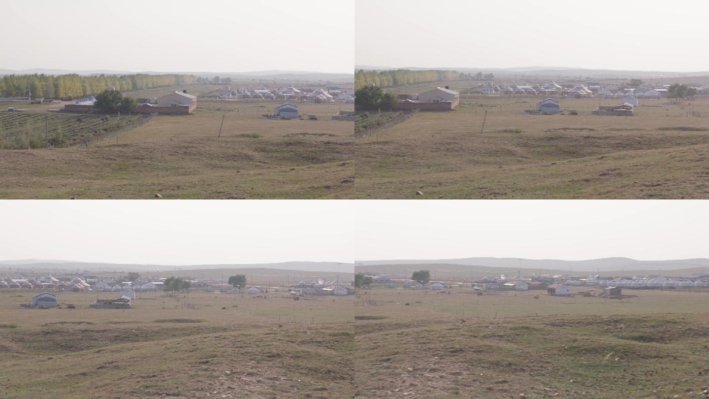 草原 牧场 空镜头 内蒙古 蒙古包