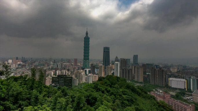 台湾 延时 城市 云 风景