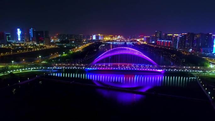 太原城市夜景南中环桥