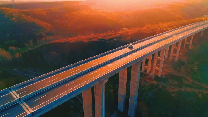 大桥 施工 架桥 工程 工人力量 道路