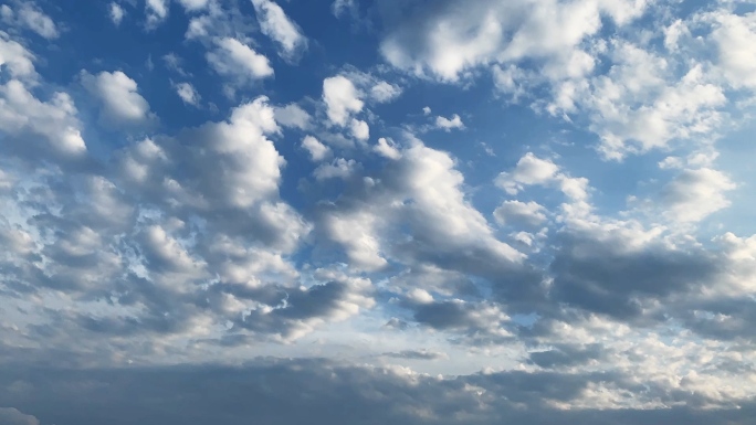 【HD天空】蓝天朵朵白云唯美奇异云絮晴天