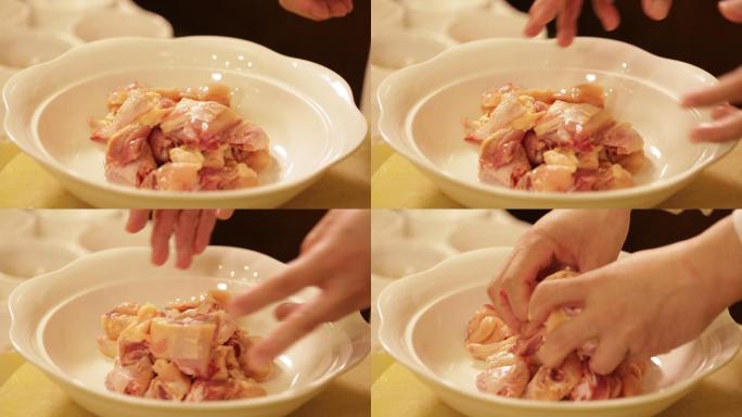葱姜水料酒调料腌制鸡肉去腥入味  (4)
