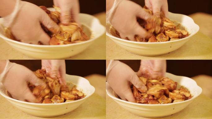 葱姜水料酒调料腌制鸡肉去腥入味  (1)