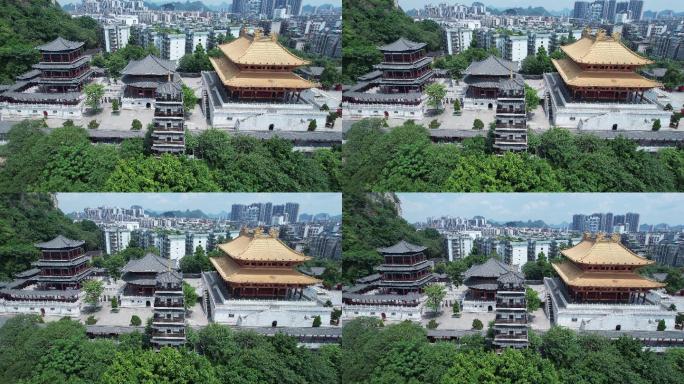 柳州文庙旅游景点最新航拍