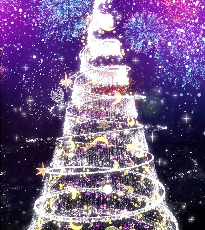 粒子梦幻圣诞树