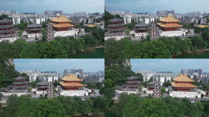柳州文庙景点航拍最新