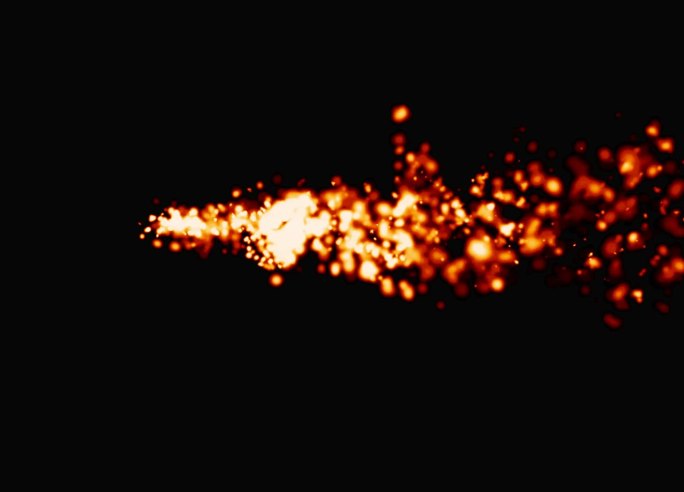火焰粒子拖尾 粒子飘散原创视频背景素材