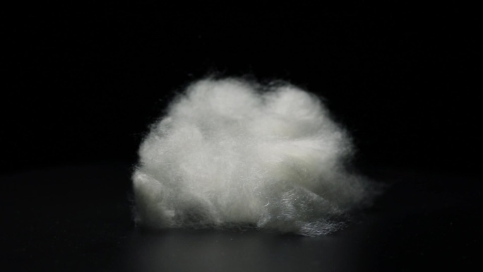 涤纶短纤维聚酯合成纤维服装填充物纺织材料