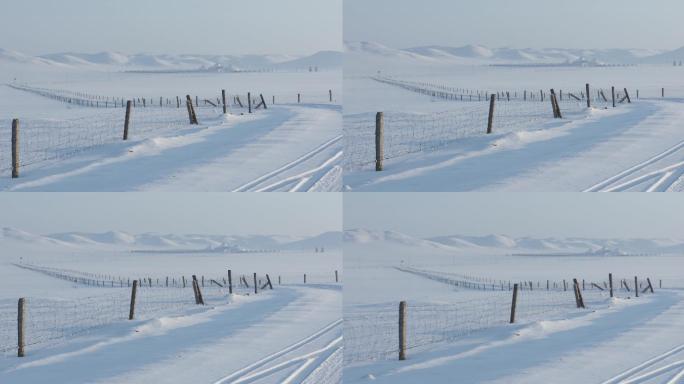 空镜雪山雪原白雪皑皑冬天大雪积雪唯美意境