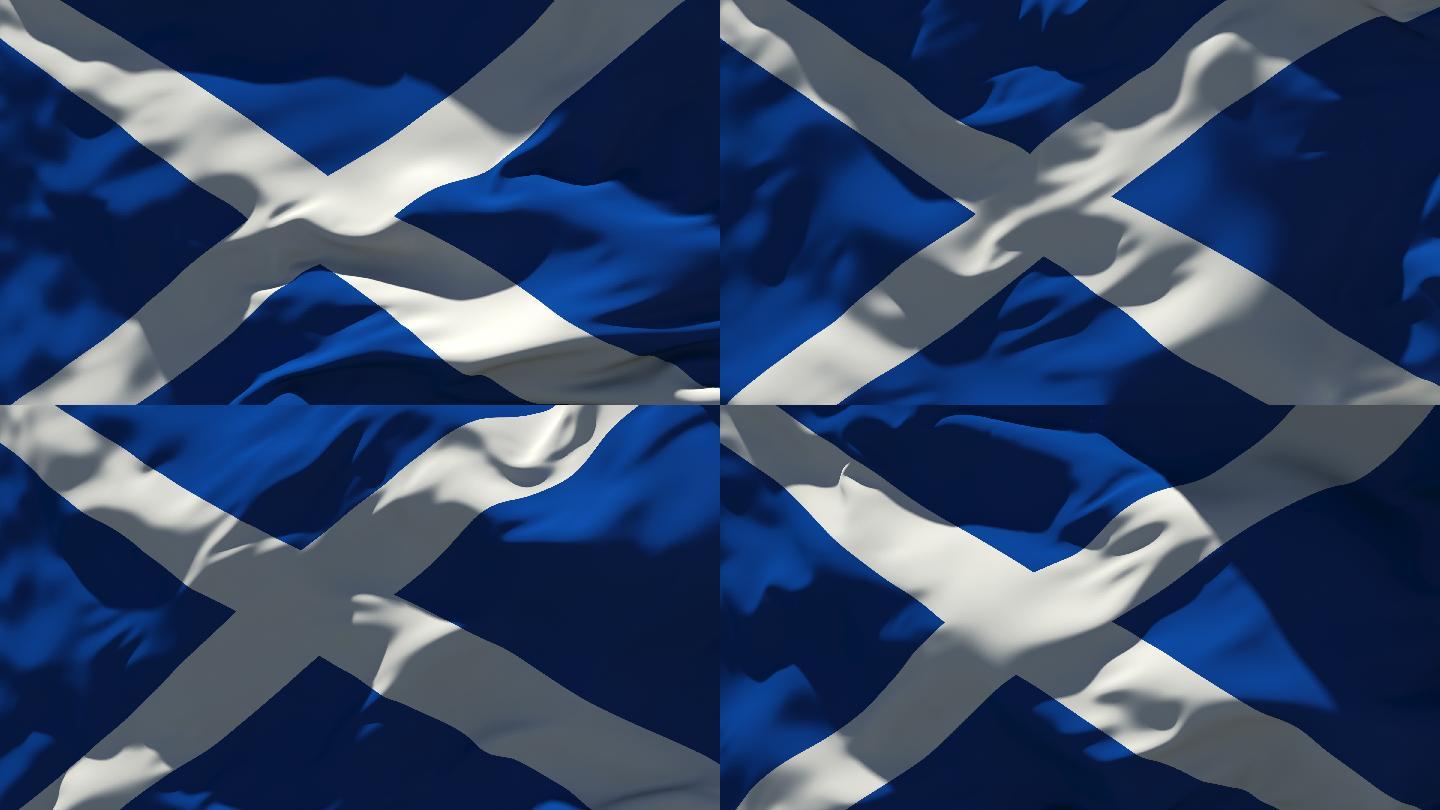 苏格兰国旗-可循环