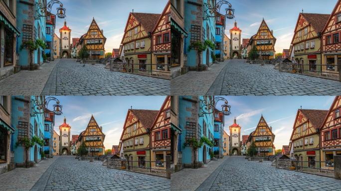 德国中世纪城镇罗滕堡——时间流逝
