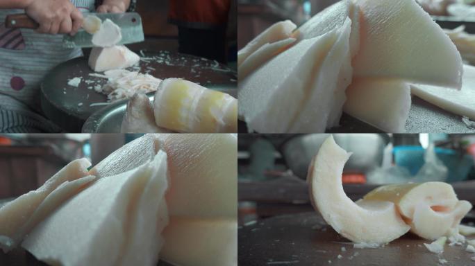 酸笋视频广西传统调味佳品餐厅酸笋特写