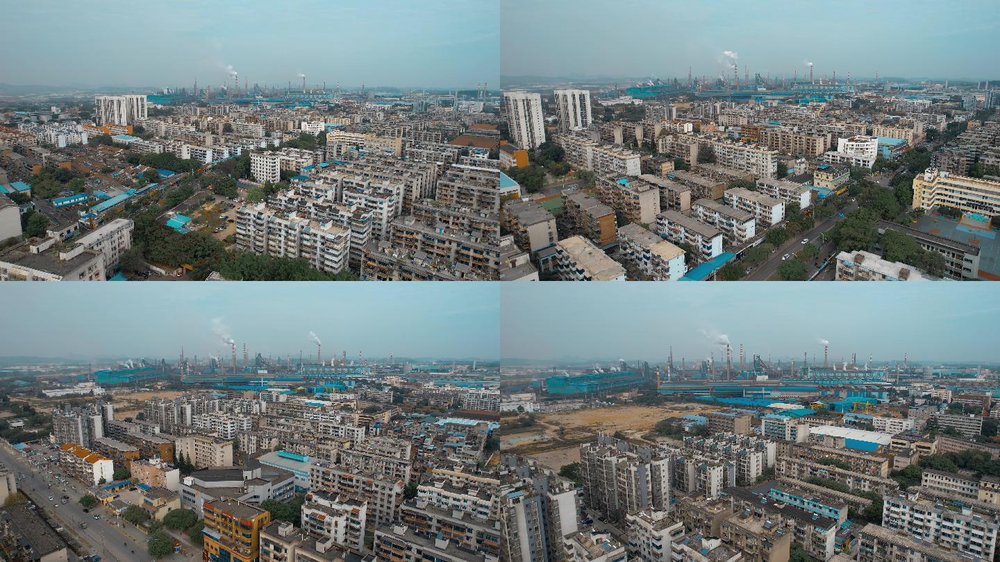 中国城市视频广西柳州柳北区全貌