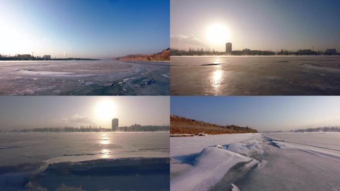 黄河冰面