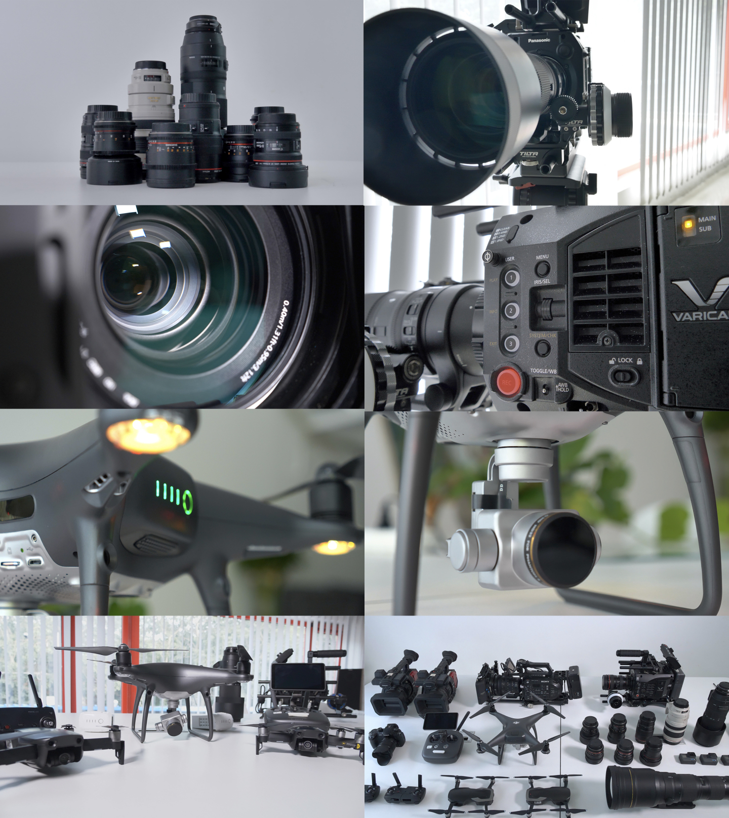 4K影视器材-镜头-无人机