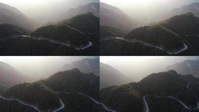 汉中天台山国家森林公园航拍4K汉中宣传片