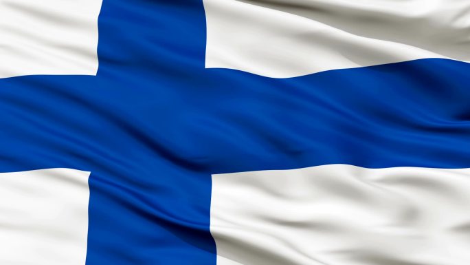 芬兰国旗视频素材